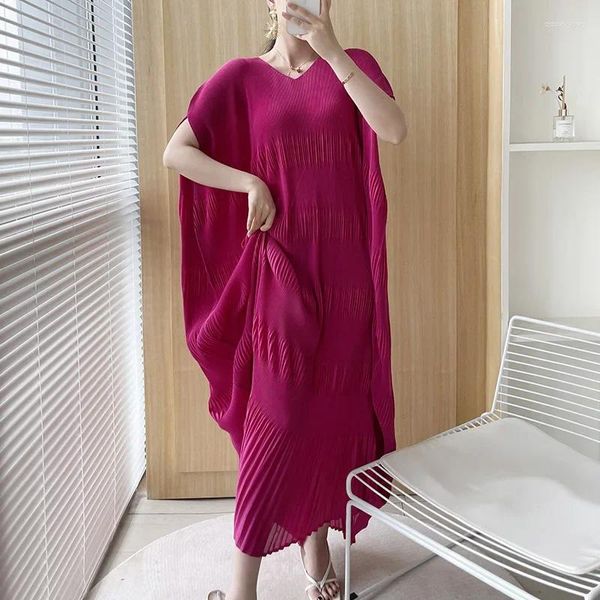 Платья для вечеринок высококачественная платья по пояса мода старший дизайнер свободный плиссированный для женщин.
