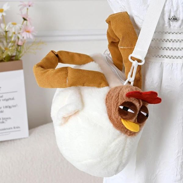 Pulsante di peluche di peluche per peluche da gioco da donna Sleepy Chicken Bambow Sleep Bambo