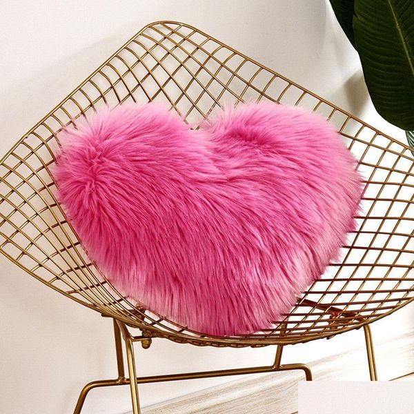 Cuscino/cuscino decorativo cuscinetto a forma di cuore rosa a forma di divano sedile cuscino imbottito bambola giocattolo decorazione per casa cuscini wed dhpie
