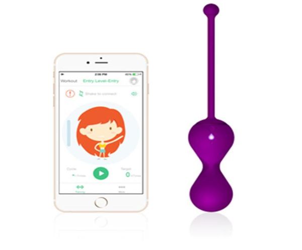 Magic Motion Kegel mestre bola Bluetooth Vibrator App Remote Remote Smart Ben Wa Ball Vagina Aperte o brinquedo sexual de treinamento para mulher Y8285174