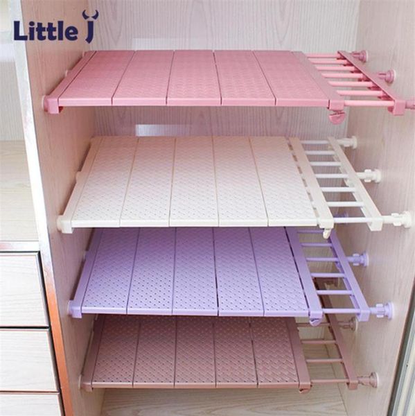 Organizador de armário ajustável Diy Spacesbaces Sapaces Shoe Racks Racks montados na parede Armazenamento de cozinha Rack de banheiro prateleira T4873256