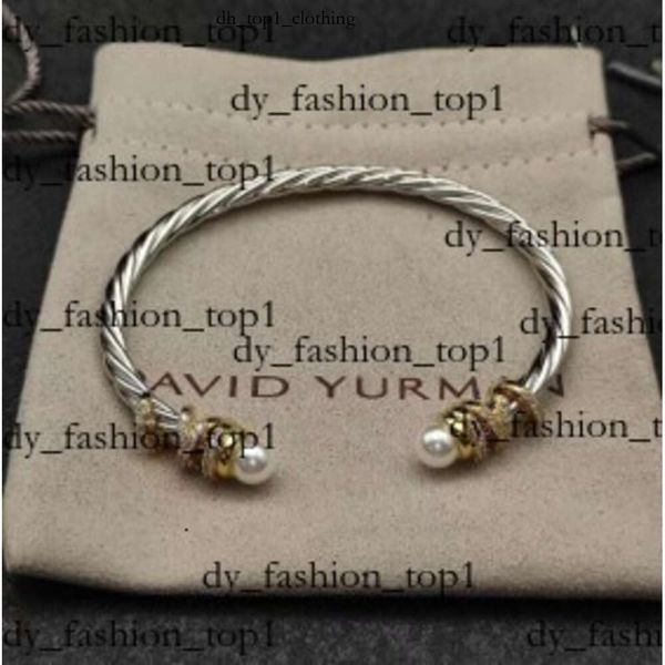 David Yurma Bracciale Dy Bracciale Bracciale Bracciale Bracciale Fashion Fashion Forms Men Men Gold Silver Pearl Head Bracciale Dy Bracciale Dy Dy Man Christmas Gift 332