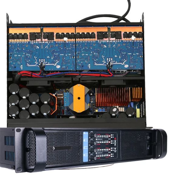 Усилители Aoyue 4ch * 2100 Вт класс TD FP10 линейные массивы Power усилитель Professional DJ Poweramp