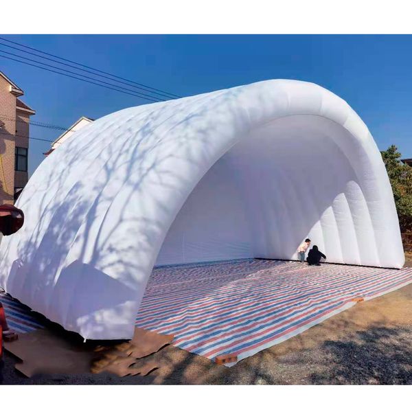 10 mwx6mlx5mh (33x20x16.5ft) Personalisierte große aufblasbare Bühnenabdeckungsunterkünfte Disco Tunnel Zelt Hochzeitsfeier Dinning House Caraus Ausstellung Garage Marquee