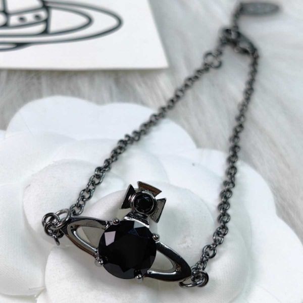 Дизайнерский бренд высокая версия Gun Black Single Diamond Bracelet Cool Light циркона инкрустации