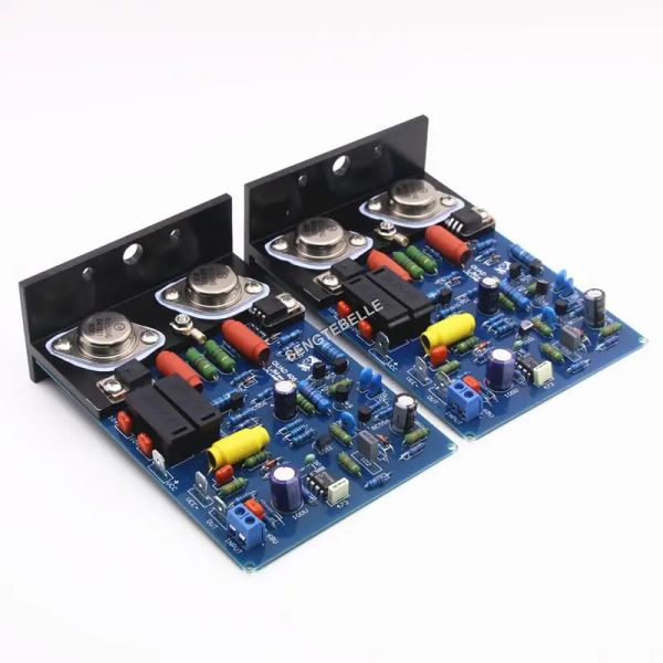 Amplificatore HiFi Power Amplificier Board Quad405 da 2,0 amp / kit con angolo di alluminio MJ15024