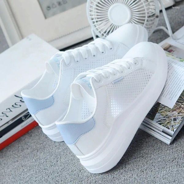 Scarpe casual Comemore sneakers 2024 Womens Fashion Summer Mesh Mash Brillabile Girl Girl Tennis Women's Spring