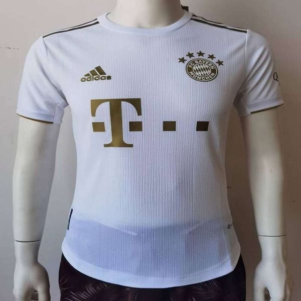 Soccer Trikots Home 22-23 Bayern Away Jersey (Spielerversion) angepasst Nr. 6 Kimisi 9 Levan Mulete Football