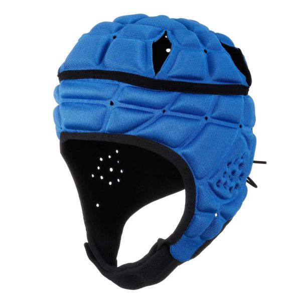 Sicherheit Soft gepolsterte Kopfbedeckung 7v7 Soft Shell Rugby Flag Football Helm Fußball -Torhüter Epilepsie Kopf Herbstschutz Rugbyhelmet Jugend