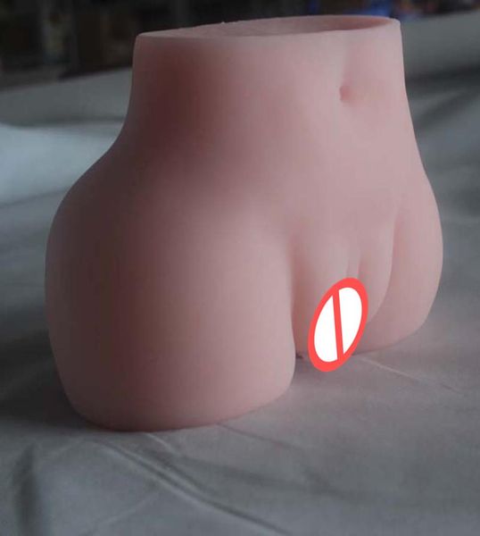 Real Skin Feeling Silicone Burt Butt com vagina realista Pussy anal masturbadores masculpadores falsos Produtos sexuais brinquedos para MEN2410522