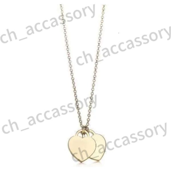 Saf Gümüş Gerçek İşaret Tiffanyjewelry Kolye Tiffanynecklace Aşk Kolye Tasarımcı Kadın Erkek Kolye Yüksek Kaliteli Tiffanyjewelry Altın 986 670