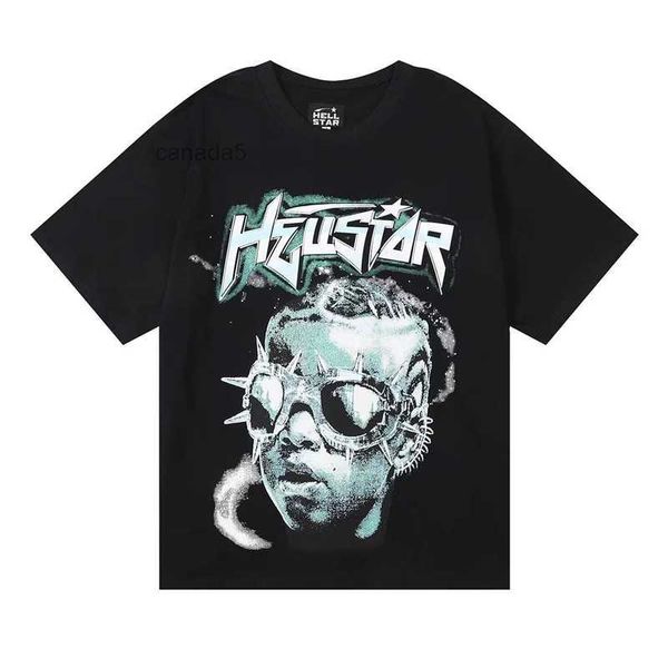 Hell Star T Shirt Herren Designer-Shirts für Mann Sommer Freizeit Mode hochwertige Hip Hop Street Marke Kleidung mit Briefdruck S-XL 2024S LFQN