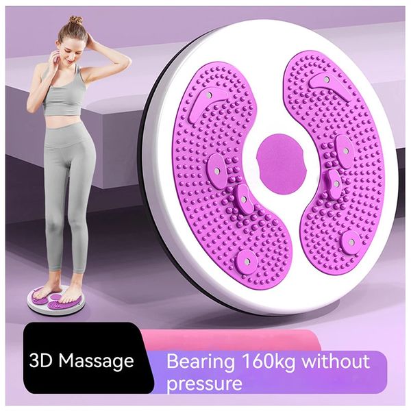 Taille Twisting Disc Tailer Trainer Dünne Übungsbrettfußmassage Fitness Ausrüstung 240416