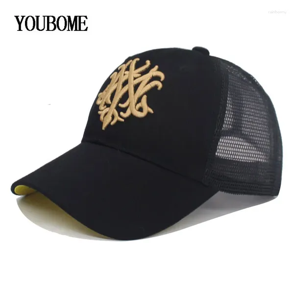 Ball Caps Mesh Mesh Men's Baseball Cap Hat do pai para mulheres Snapback Trucker Gorras Summer Casual Men Casquette