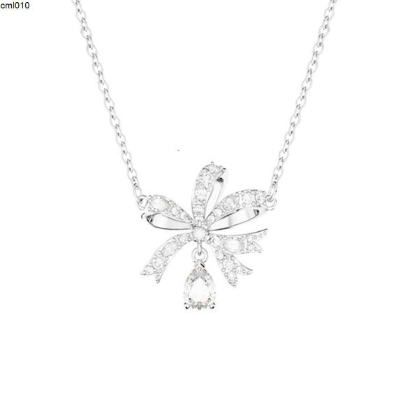 Swarovski Halskette Designer Frauen Originalqualität Anhänger Halsketten Quasten Bug für die mit kristall kleine Herzkette YVNR