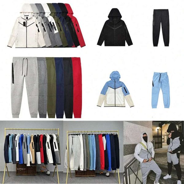 2024 Designer Men Woman Sports Sports Capuzes Capuzes Fleece Trousers Tracksuist Bottoms Techfleece Tech Man Joggers RunningSuit Sweatspants 88