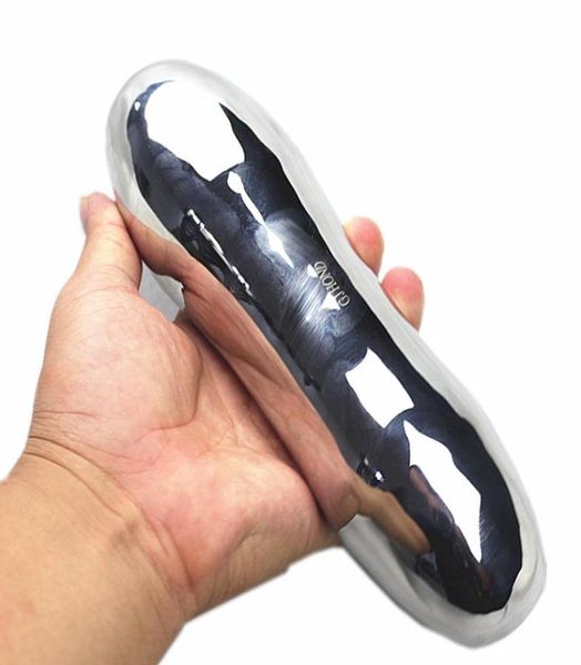 5 Größen Doppelköpfe Analstecker Edelstahl Schwere Anus Expanding Bugs Butt Plugs Dilator Metal Sex Toys für männliche und weibliche HH2922371