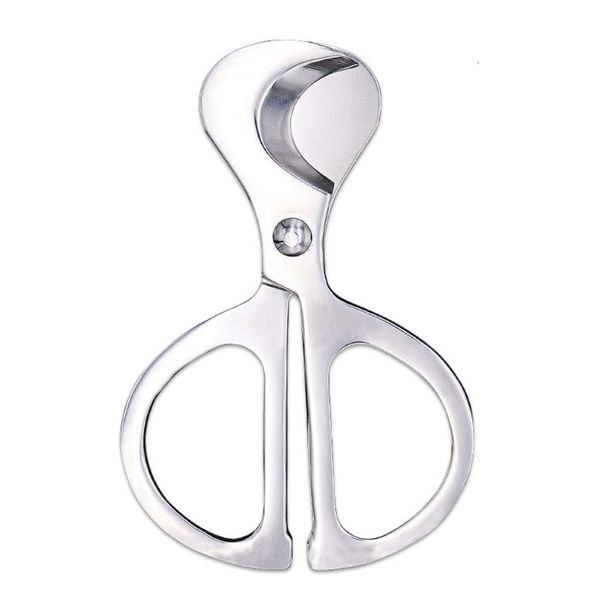 Novos estilos criativos de estilos de aço inoxidável Cutter Sliver Manused Tobacco Scissors com acessórios para fumantes para charuto mais leve