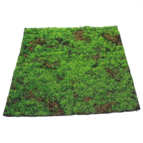 Flores decorativas Turf simulou o gramado de grama da área de cena tapetes plástico artificial para paisagismo