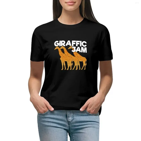 Polos femminile giraffico marmellata divertente giraffa animali da regalo per animali da regalo abbigliamento anime vestiti per donne taglie forti sexy