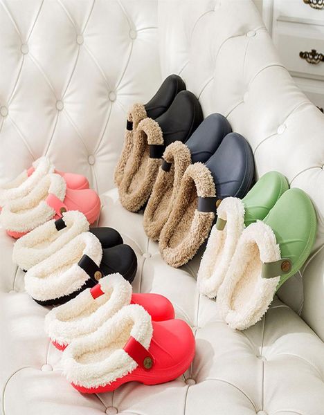 Sitaile Winter Fashion Woman Slippers House Slippers PU