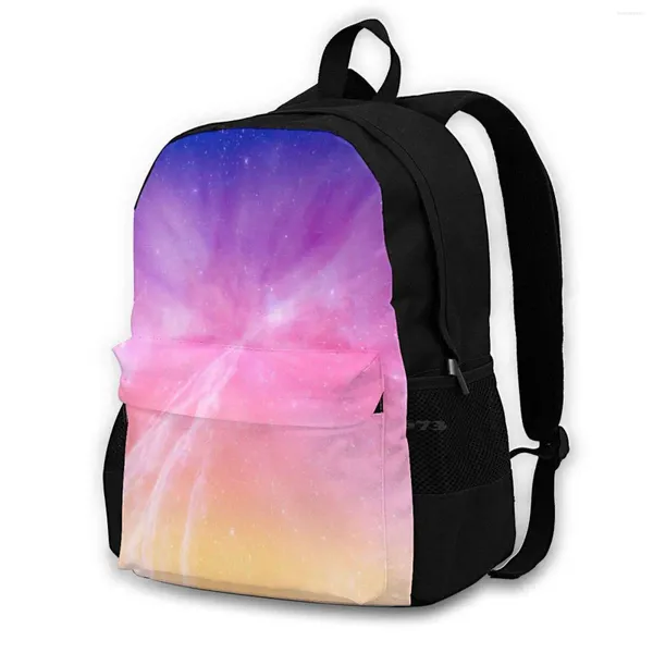 Backpack Hypercolor Teen College Student Laptop Bags de viagem Hypercolour Color Global Metamórficos Axilas Axilas