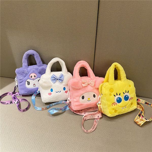 Yeni sünger. Bebek karikatür anime küçük çapraz çanta kuromi yugui el tipi çapraz çanta mobil sıfır cüzdan hediyesi