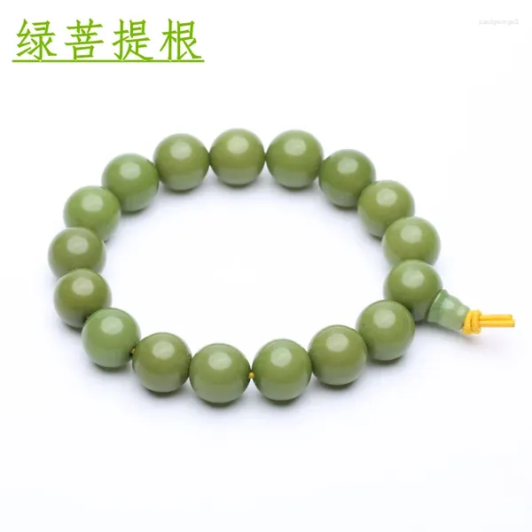 Strand Green Bodhi Root perline semi bracciale all'ingrosso