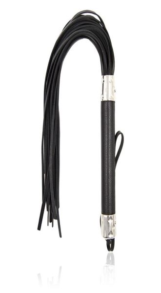 Black PU Leather Fetish Bondage Sex Whip Flugger BDSM Sex Toys per coppie che sculacciano paddle sexy Politica Knout Adult Games Product5850094