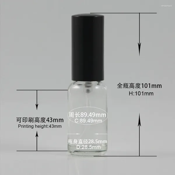 Garrafas de armazenamento fábrica de china transparente 20 ml amostra de garrafa ferramenta