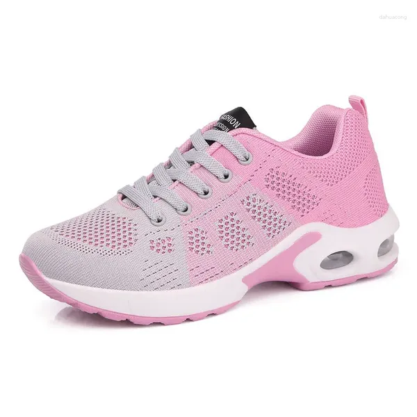 Scarpe casual Donne Fashion Moda traspiranti Mesh Mesh Lace Up Sneaker piatte femminile Tenis Outdoor Vulcanizzato