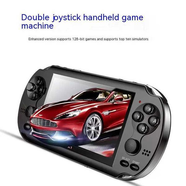 Altoparlanti portatili Pocket PSP PSP Game Console ad alta definizione Macchina arcade nostalgica di grande schermo con doppio gioco da gioco portatile joystick Gift J240505