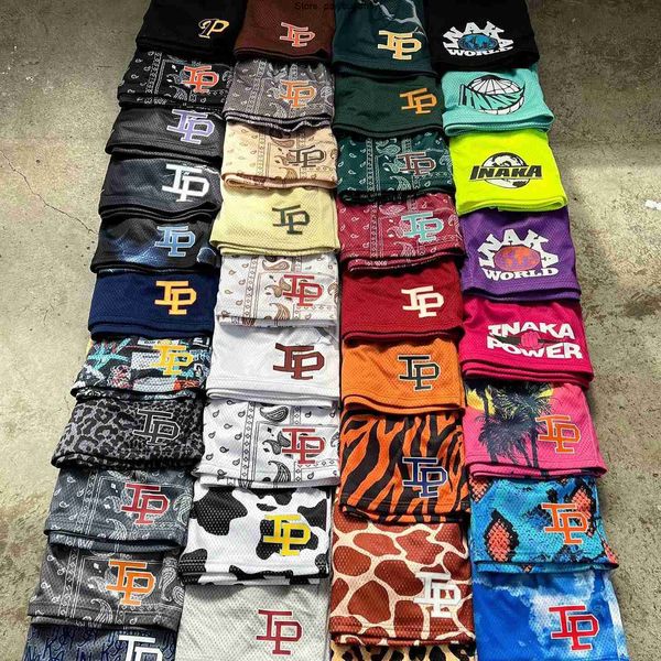 Shorts masculinos Inaka Double Mesh mass de shorts Temporada 16 homens mulheres cores básicas ginásio malha inaka Power duplo designer curto de luxo de luxo de luxo