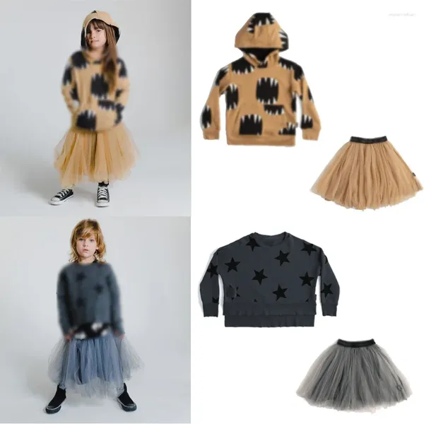 Set di abbigliamento per bambini vestiti per bambini bambine gonna per bambini top e set di fondo per i più piccoli