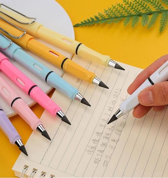 Party liefert neue Technologie Unbegrenzte Schreiben Bleistift Keine Tinte Neuheit Eternal Stiftkunst Skizze Malwerkzeuge Kinder Geschenkschule Suppli8484229