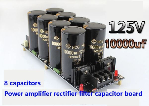 Amplificador 120A Recretificador de amplificador Retificador Filtro de alimentação Placa de potência de alta potência Schottky Recretificador Filtro de alimentação de alimentação 10000UF 125V
