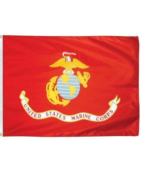 Flag USA Marine Corps Flag 3x5ft Stampa in poliestere degli Stati Uniti durevole5015451
