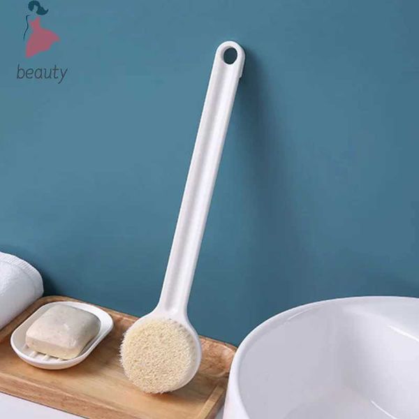 Bath Tools Accessories New Bainom Bancht Handel Longa Esfoliando massageador de pele Back Body Chuveiro Limpeza Q2404301