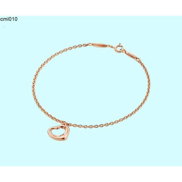 T Designer Open a cuore a cesto a pendente in bracciale Orecchini per stalloni set Women Luxury Brand Jewelry Classic Fashion Sterlling Silver 8J44