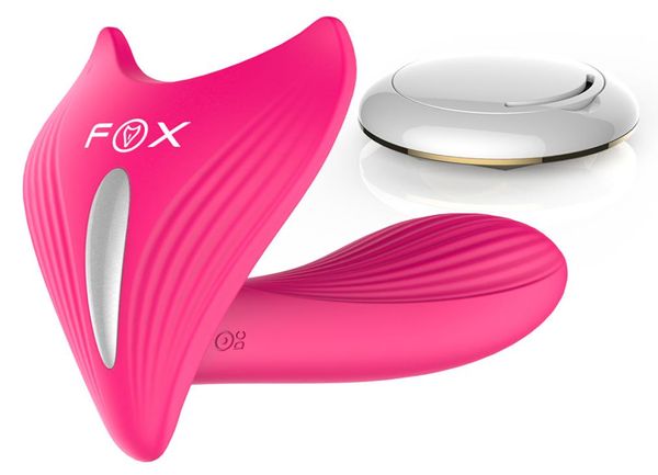 Fox Remote Dildo Vibradores CLITORIS DE SILICONE Feminino Usb Feminino Vibradores Realistas Brinquedos Adultos para Casal Sex Machine S1810102716758