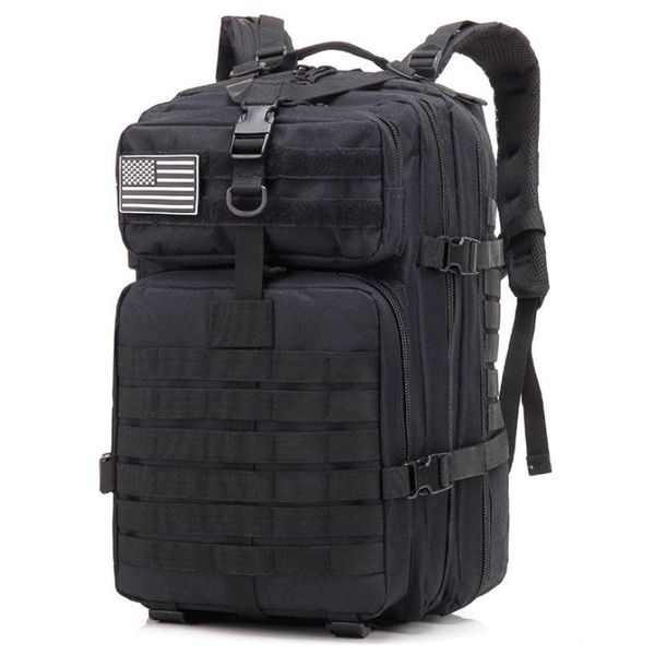 Designer-icon 34l Uatical Assault Pack Backpack Exército Molle Bug à prova d'água Bag Small Rucksack para camping ao ar livre Huntingbl 250Y