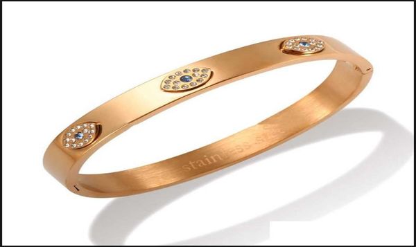 Braccialetti d'argento designer Ladies Rose Gold Lady Charwmiver Diamond Inlay Diamond Cuff Bangle Coppia 2768061