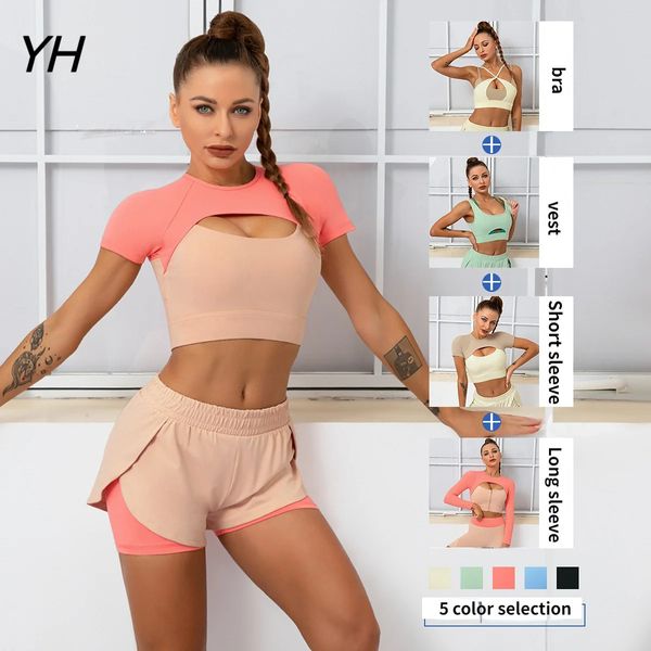 Cloud Hide Sexy Yeoga Set Set Set Tym Fitness Sport Soirtion Sports Wear Женская одежда для йоги.