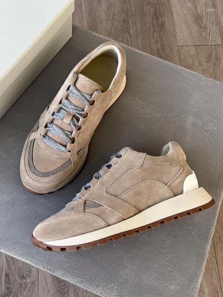 Casual Shoes Herumn Herbst Real Leder Damen Sneakers Sport B C Winter Tennis für weibliche hochwertige große Größe 35-42