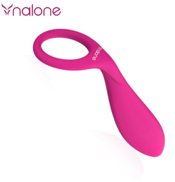 Nalone Silicone Vibrator Sex Machine Bullet Dildo Vibrator para casais Toys sexuais adultos Anéis de silicone para homens brinquedos sexuais y4586922