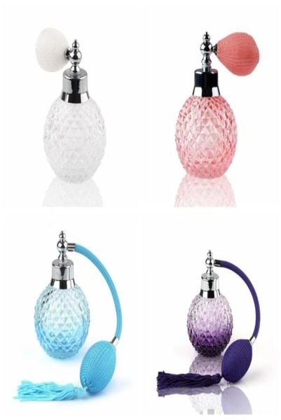 100ml Vintage Crystal Perfume Bottle Spray Atomizer Garrafa de vidro Lady Gift19275455001791