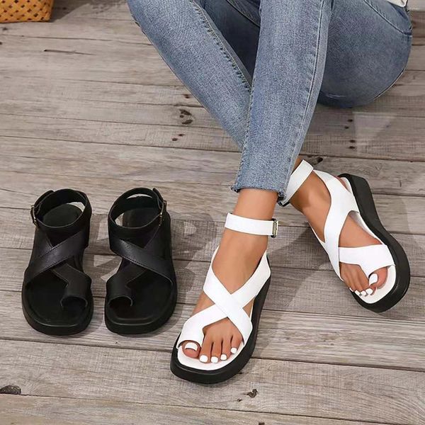 Sandals Design Women Women Casual Retro Summer Aberto Aberto Botas Cool