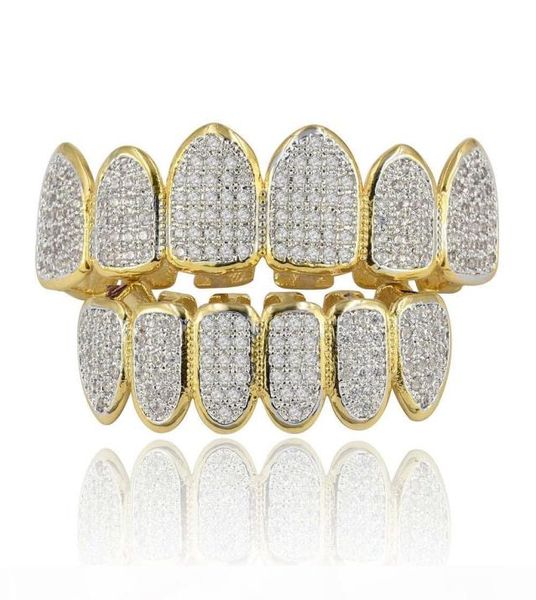 Хип -хоп ювелирные украшения стоматологические грили смешные золотые зубные грили с бриллиантами.