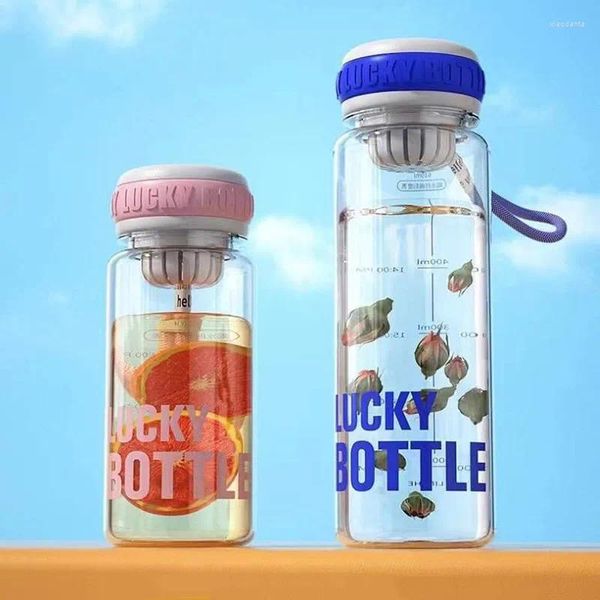 Bottiglie d'acqua 470 ml/610 ml bottiglia di materiale tritan di alta qualità con bere sportivo per esterni portatile gratis per filtro