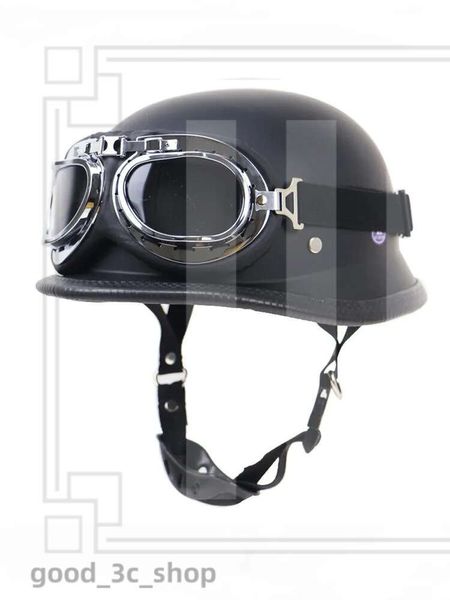 Designer -Motorradhelme Dot Vintage Deutsch Stil Offenes Gesicht halbe Helmkappe Unisex Retro Motorrad Reithacker Casco Moto Capacete 499